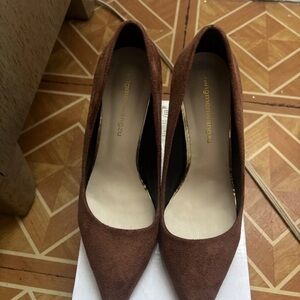 Only Brown Suede Heels